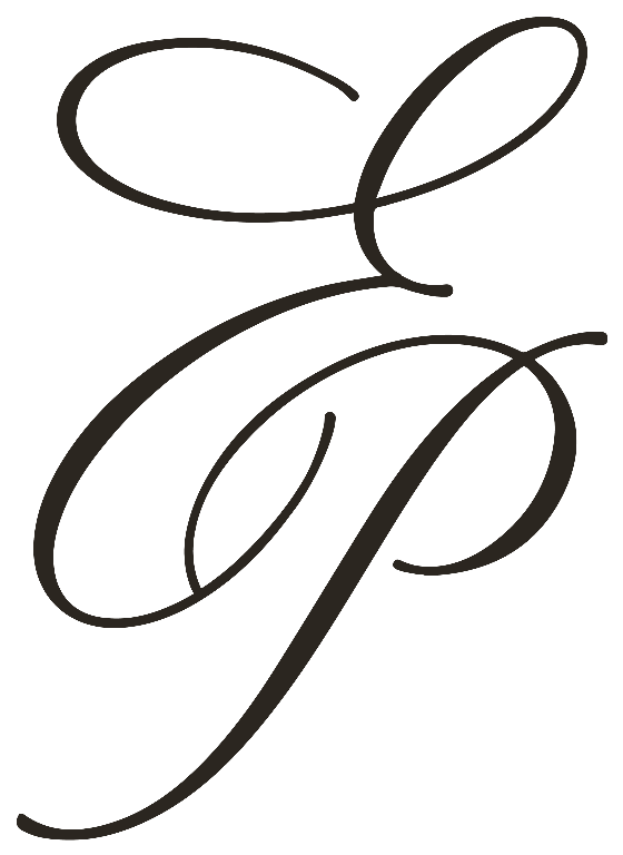 Emily & Paolo — the E P monogram